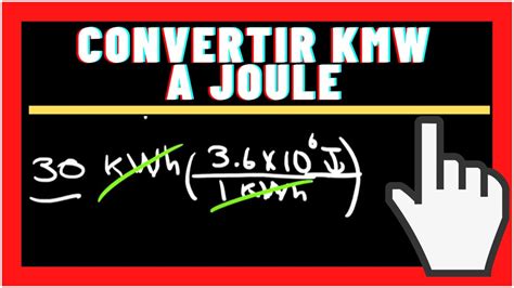 convertir joules en kwh.